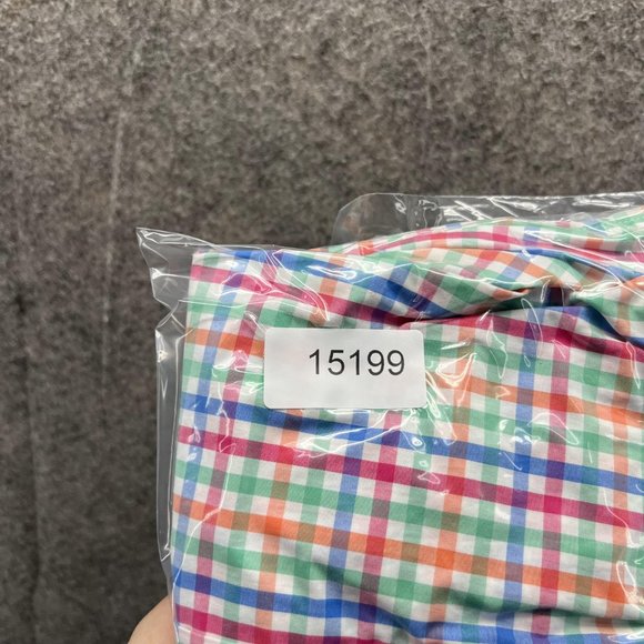 Vineyard Vines Shirt Men XS Slim Fit Whale White Casual Button Down Dress Check - Picture 15 of 15